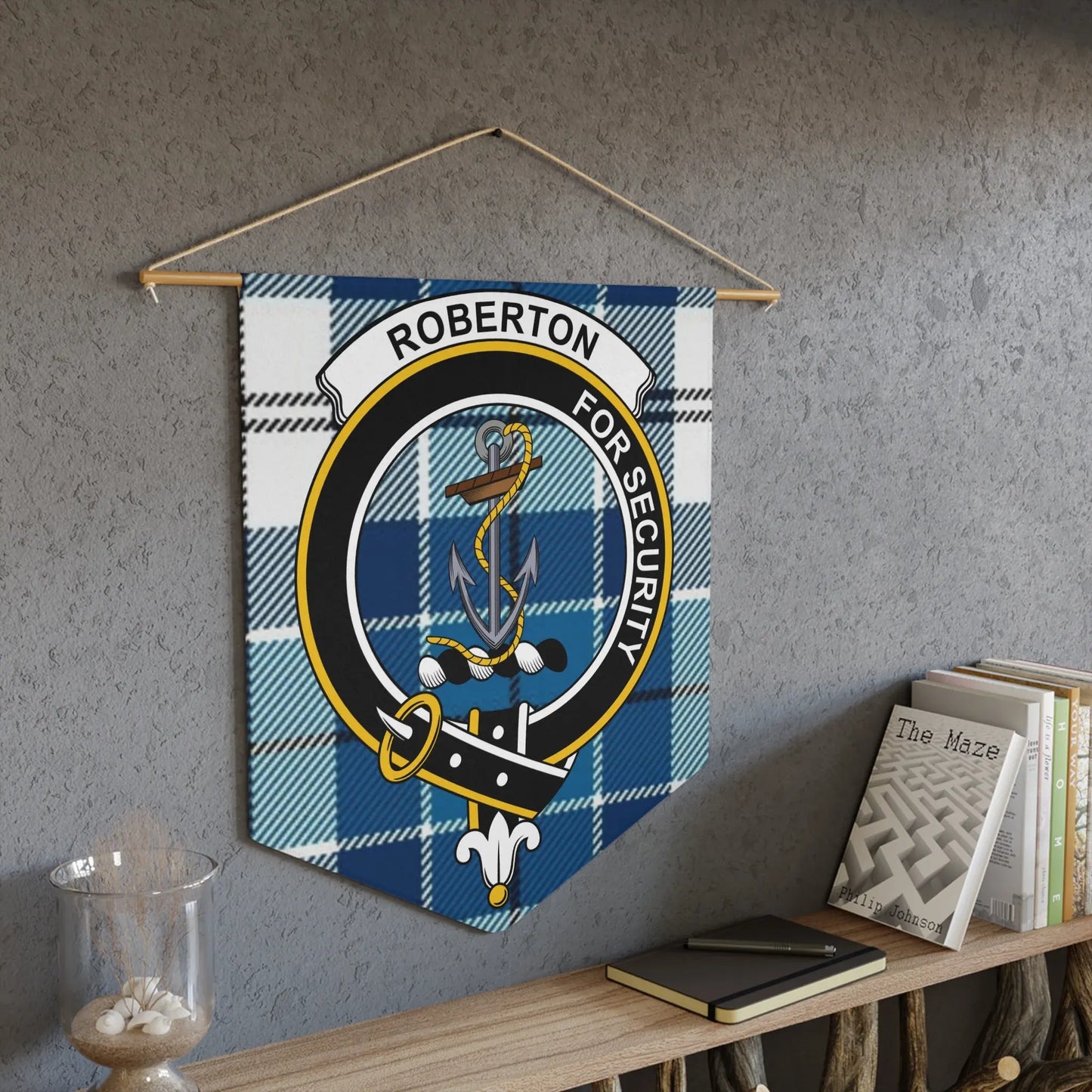 Custom Roberton For Security Tartan Wall Tapestry product type