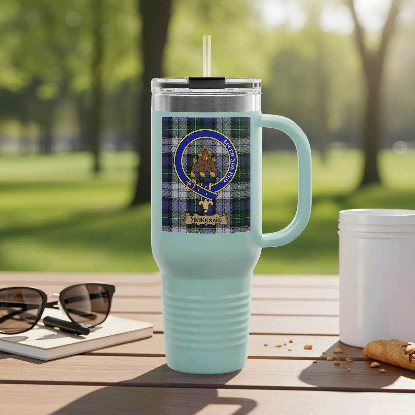 Personalized Tartan McKenzie Clan Crest Tumbler product