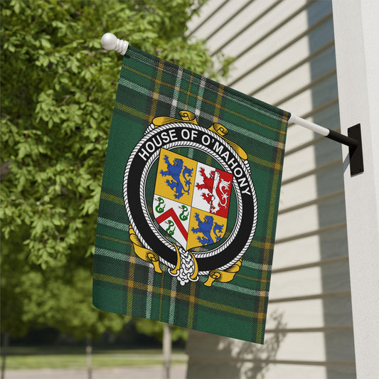 House of O'Mahony Family Crest Flag decor
