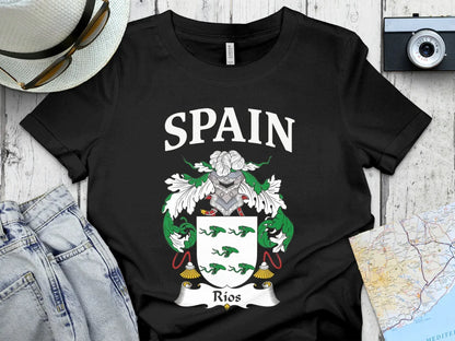 Spain Rios Heritage Family Crest T-Shirt product