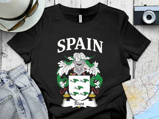 Spain Rios Heritage Family Crest T-Shirt product