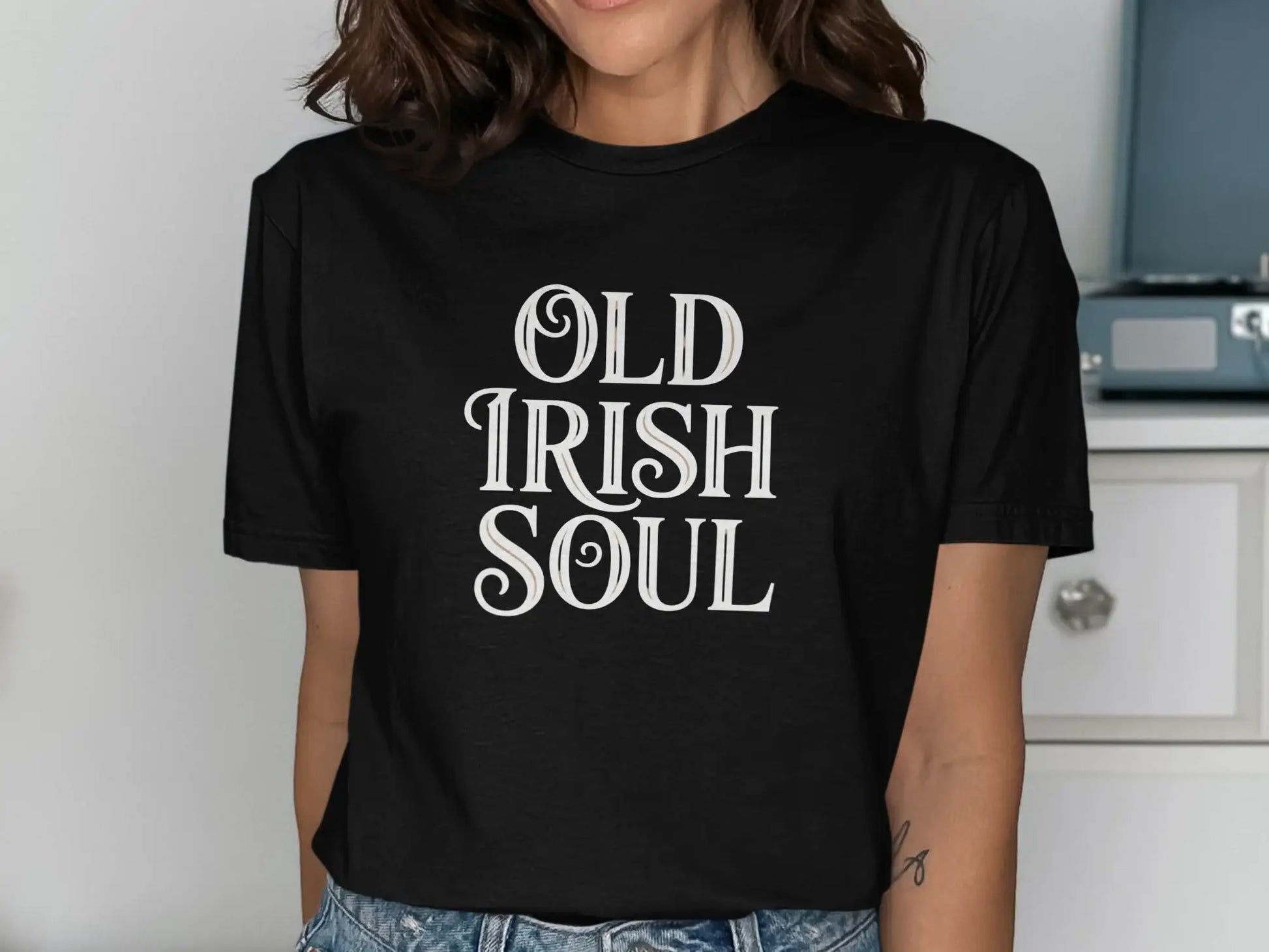 Old Irish Soul Printed T-Shirt Casual Wear