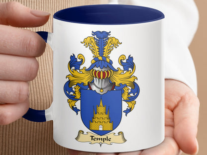 Temple Scottish Coat of Arms Mug - Living Stone Gifts