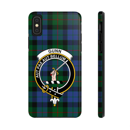 Gunn Clan Scottish Tartan Cell Phone Case