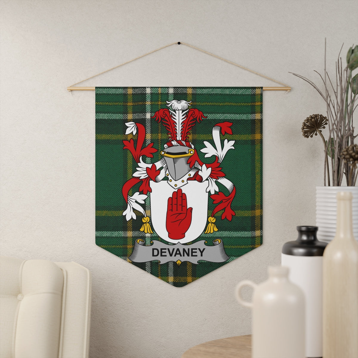 Devaney Family Crest Heritage Art Wall Hanging product type