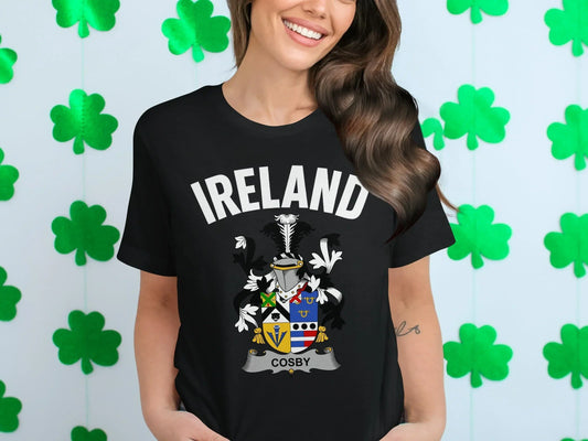 Ireland Coat of Arms Cosby Emblem Graphic T Shirt product