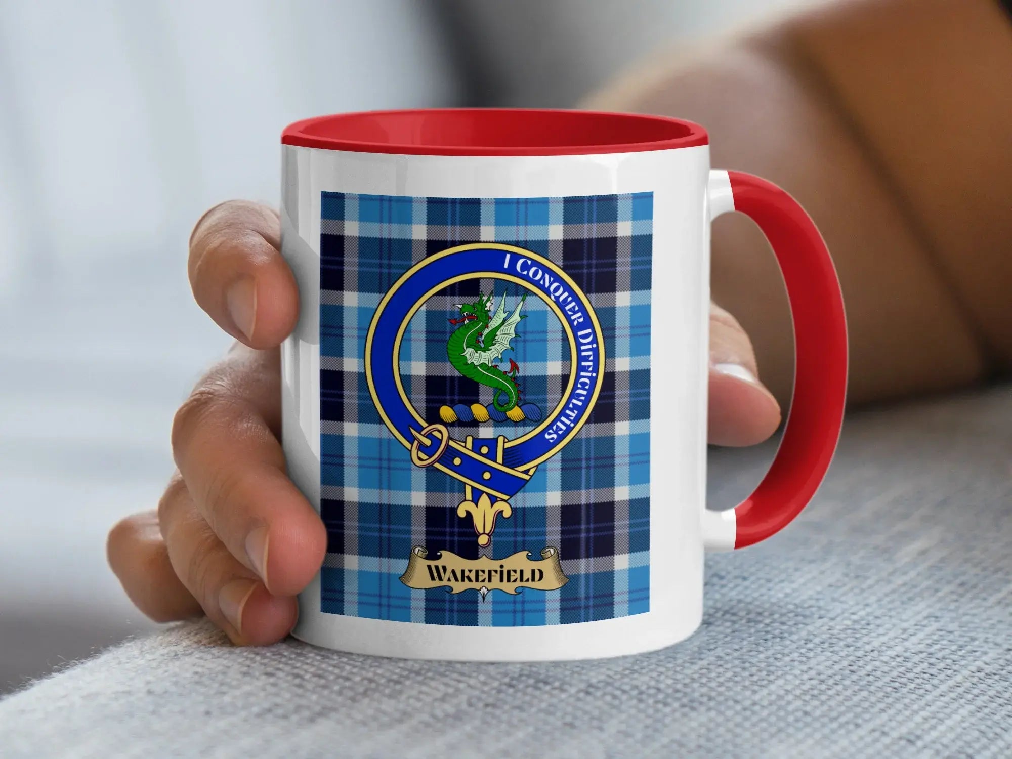 Wakefield I Conquer Difficulties Coffee Mug for Sale