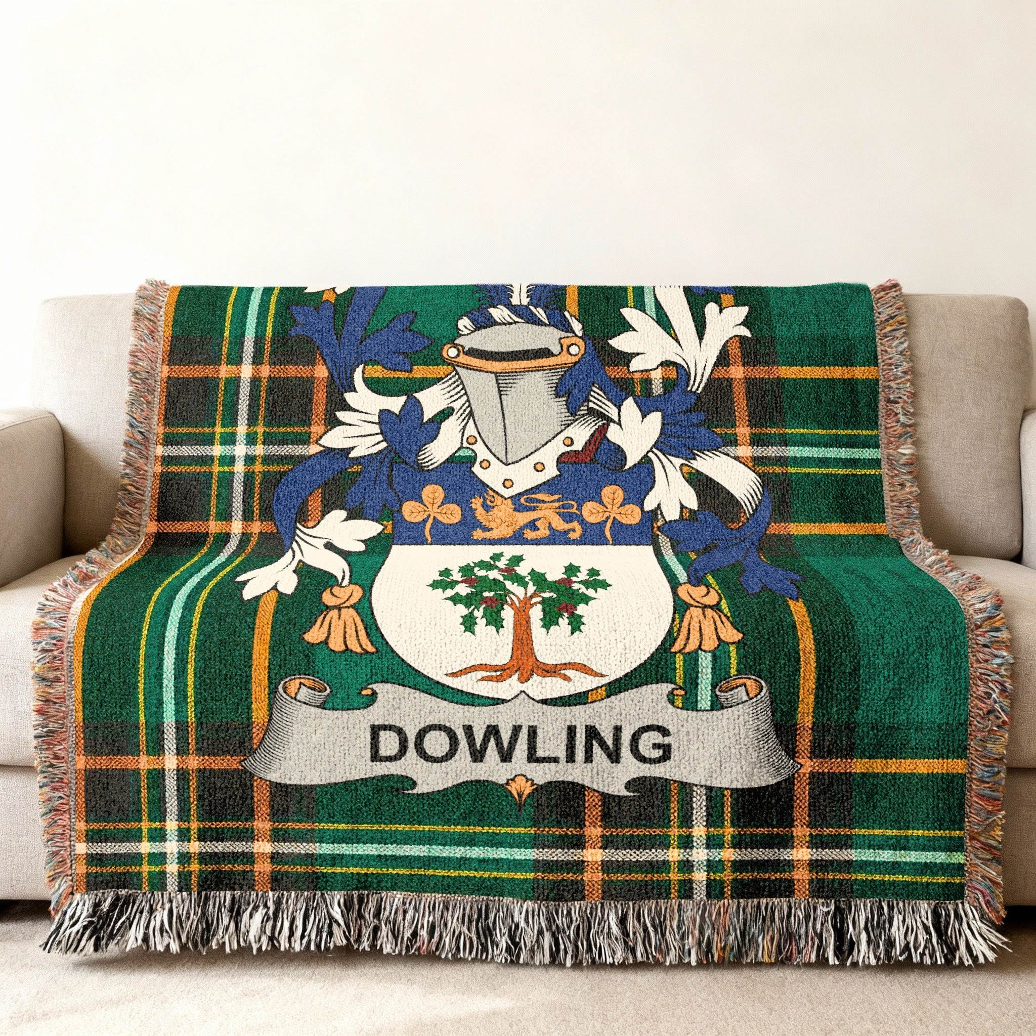 Dowling Family Crest Tartan Plaid Heritage product type