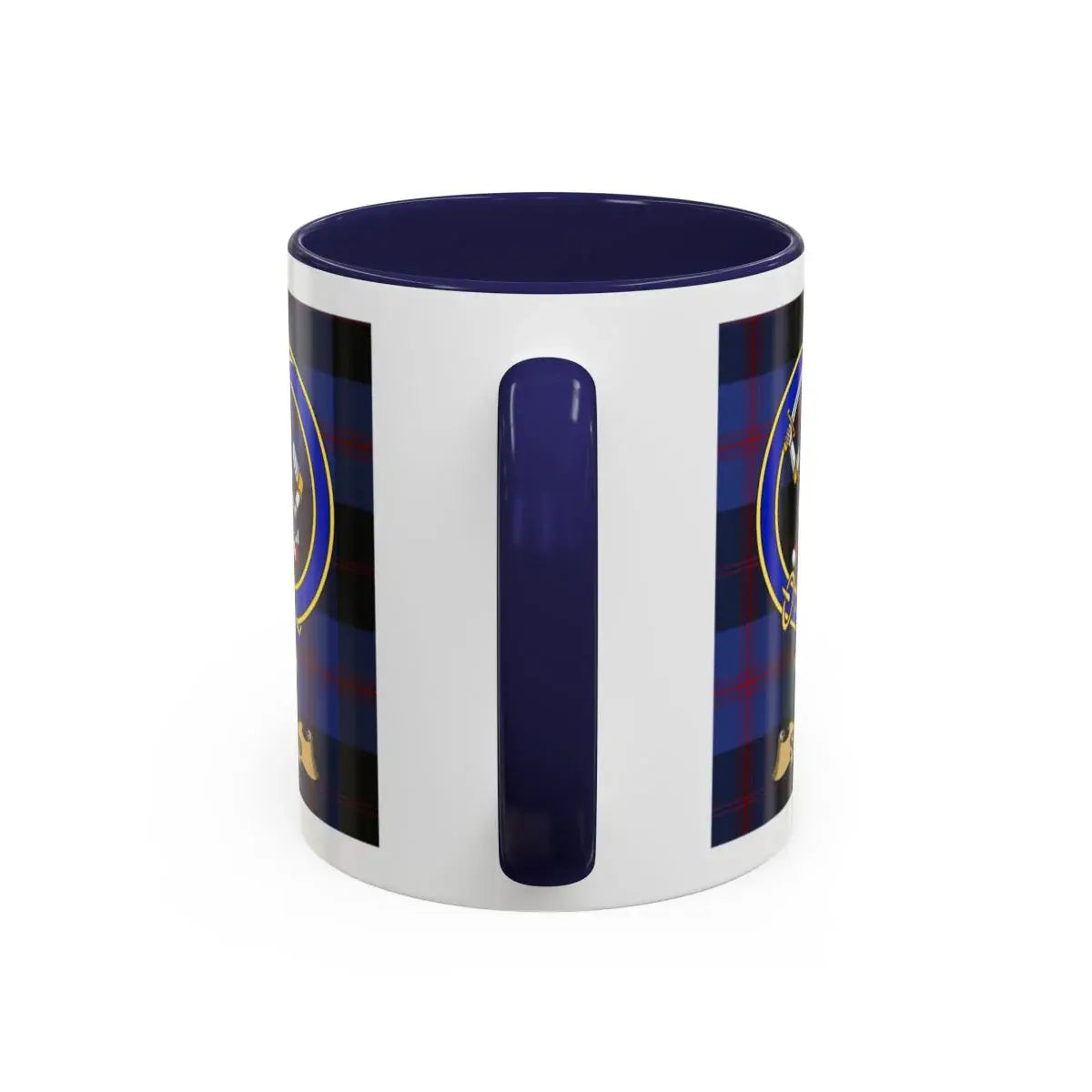 Speid clan crest mug shown in 11 oz and 15 oz sizes