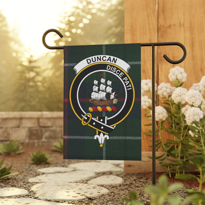 Duncan Clan Scottish Tartan Crest Garden Flag