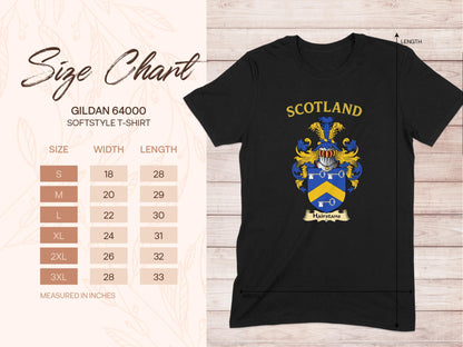 Scotland Crest Graphic Softstyle T-Shirt product type