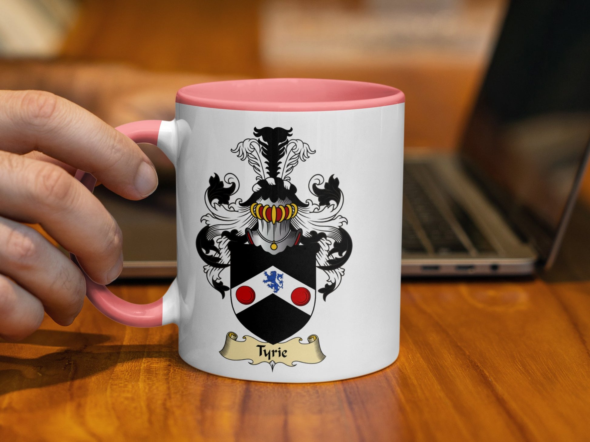 Tyrie Family Scottish Coat of Arms Mug - Living Stone Gifts