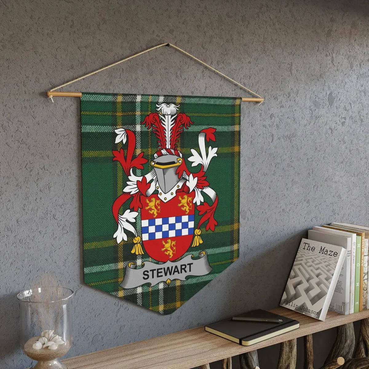 Personalized Family Crest Wall Hanging product