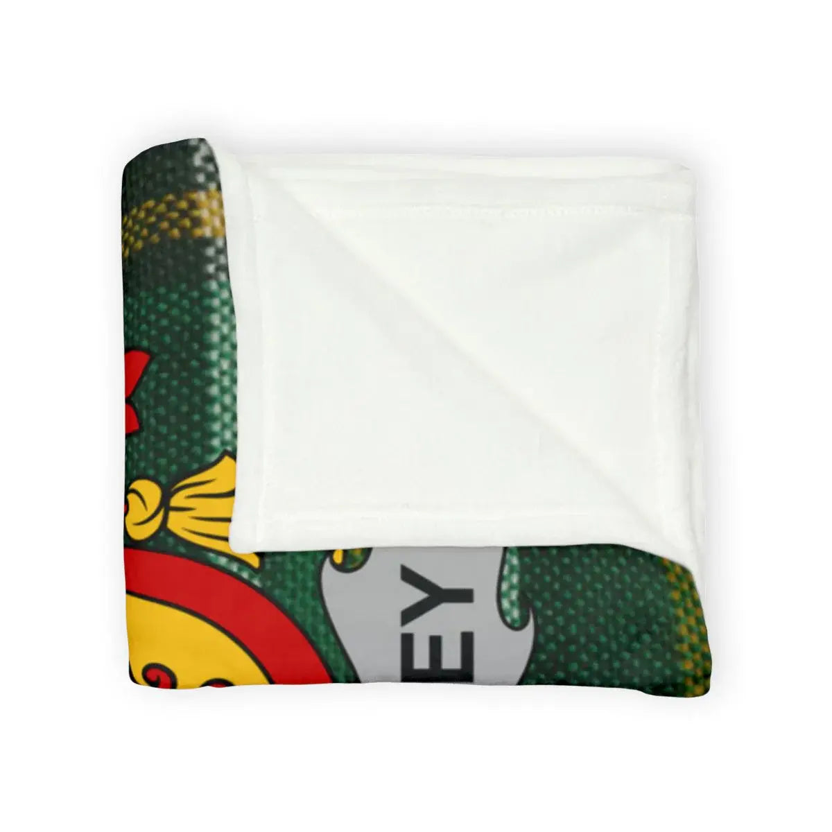 Cozy Warm Green and White Blanket product