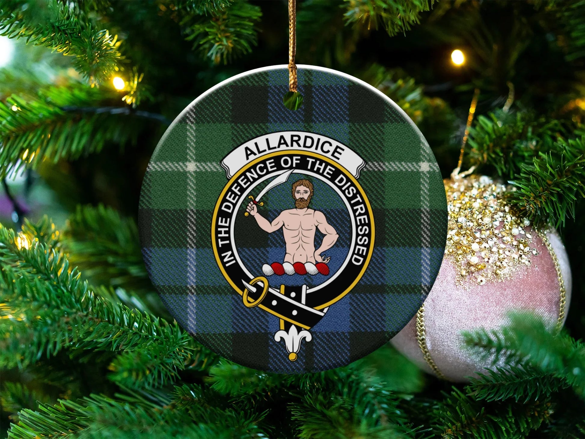 In the Defence of the Distressed Christmas Ornament product