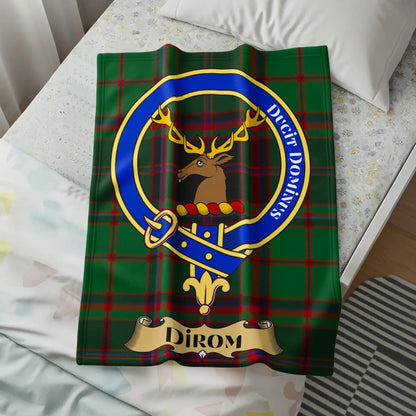 Dirom Dominis Plaid Crest Blanket product
