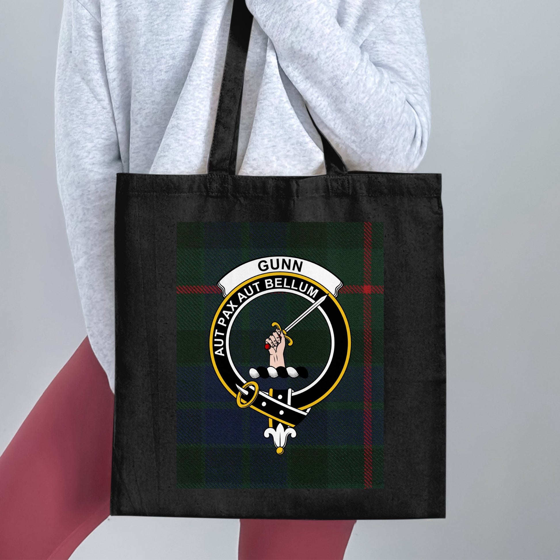 Gunn clan scottish tartan background Tote Bag - Living Stone Gifts