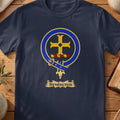 Symington Scottish clan crest T-shirt in Navy