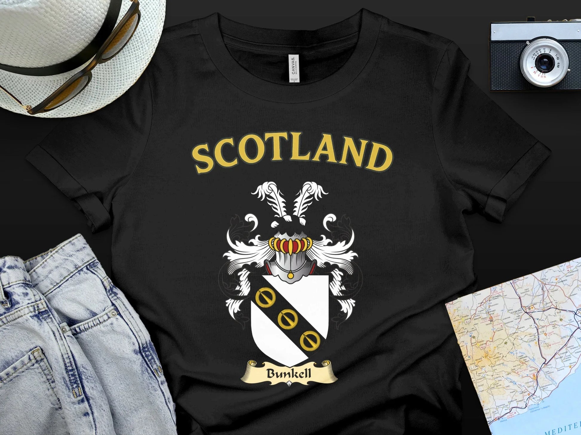 Scotland Bunkell Family Crest Heritage Shirt product