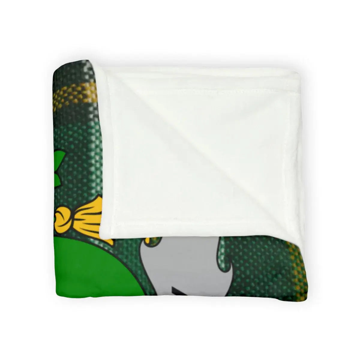 Cozy Warm Green with Graphical Design Blanket product
