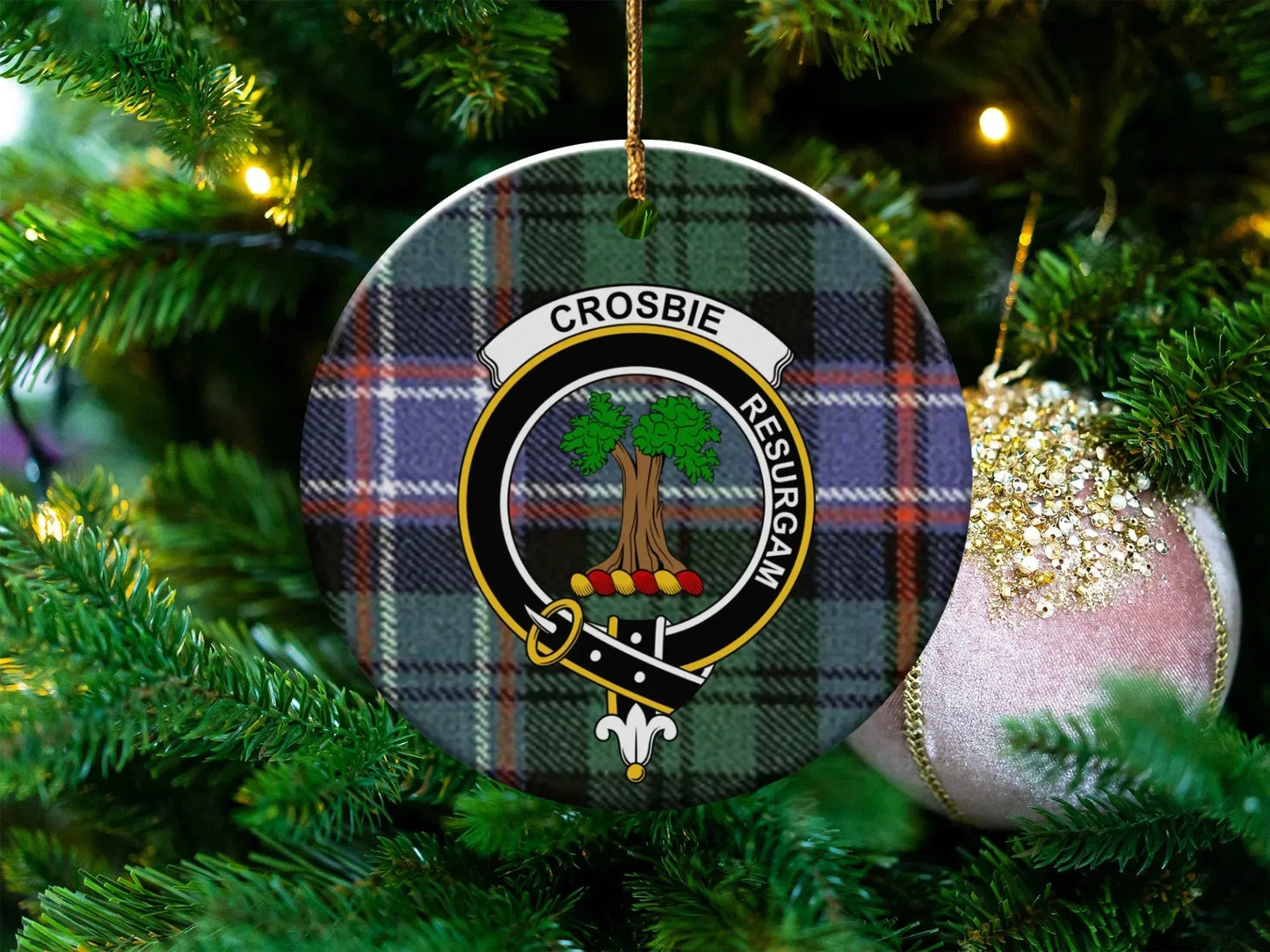 Scottish Clan Crosbie Christmas Tree Ornament product