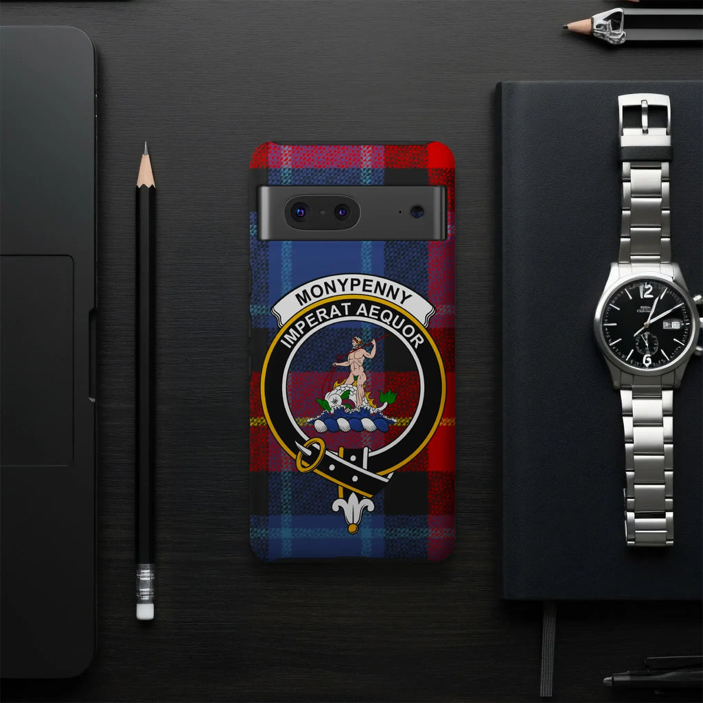 Moneypenny Imperat Aequor Tartan Pattern Phone Case