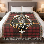 Clan MacQueen Tartan Heritage Woven Blanket – Scottish Clan Throw