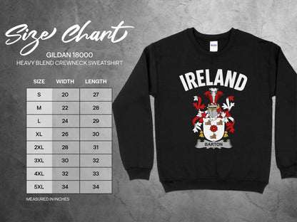 Ireland Graphic Design Crewneck Sweatshirt product type
