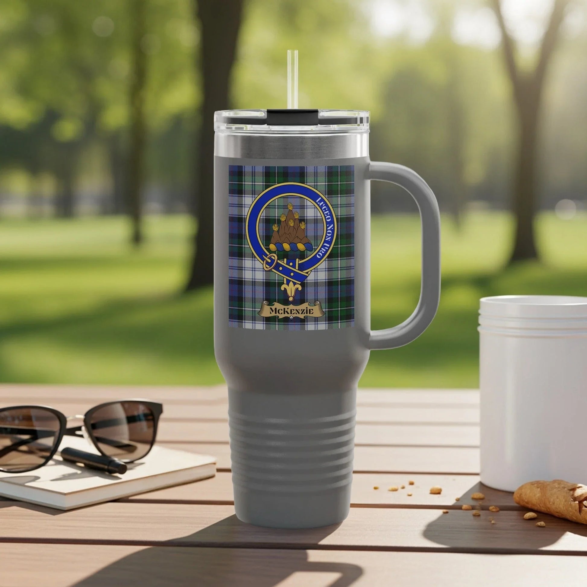 McKenzie Clan Tartan Stainless Steel Tumbler Flask product