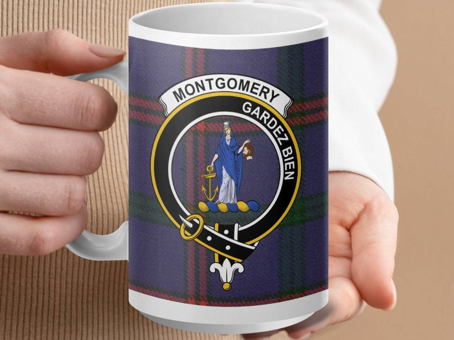 Tartan Montgomery Gardez Bien Design Mug product type