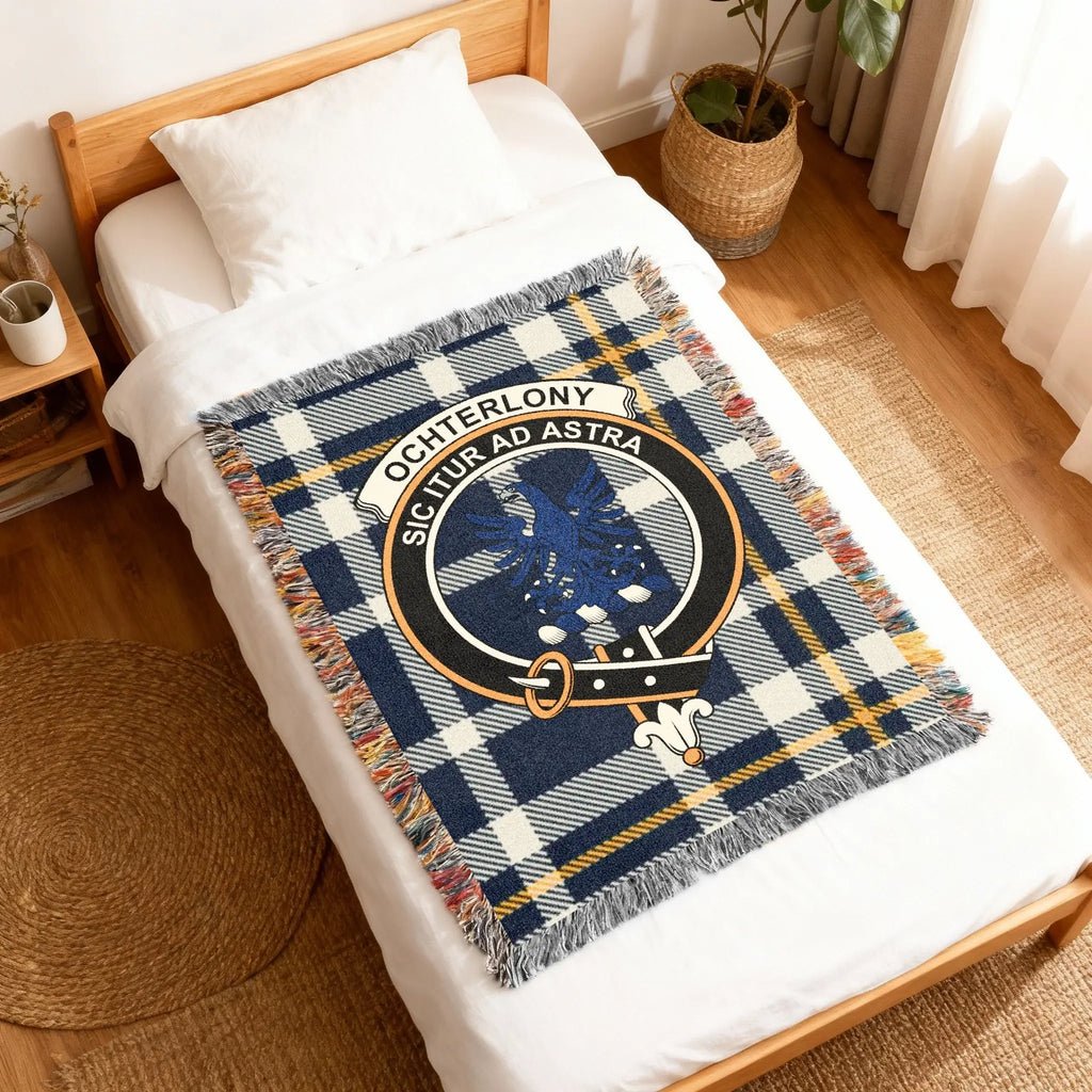 Ochterlony Sic Itur Ad Astra Plaid Blanket Blanket