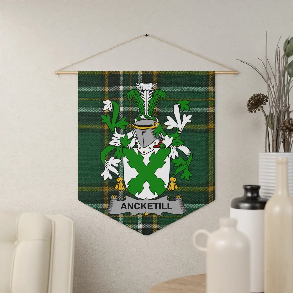 Personalized Family Coat of Arms Wall Hanging product