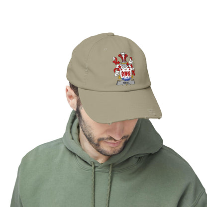 Custom Irish Coat of Arms Distressed Baseball Cap