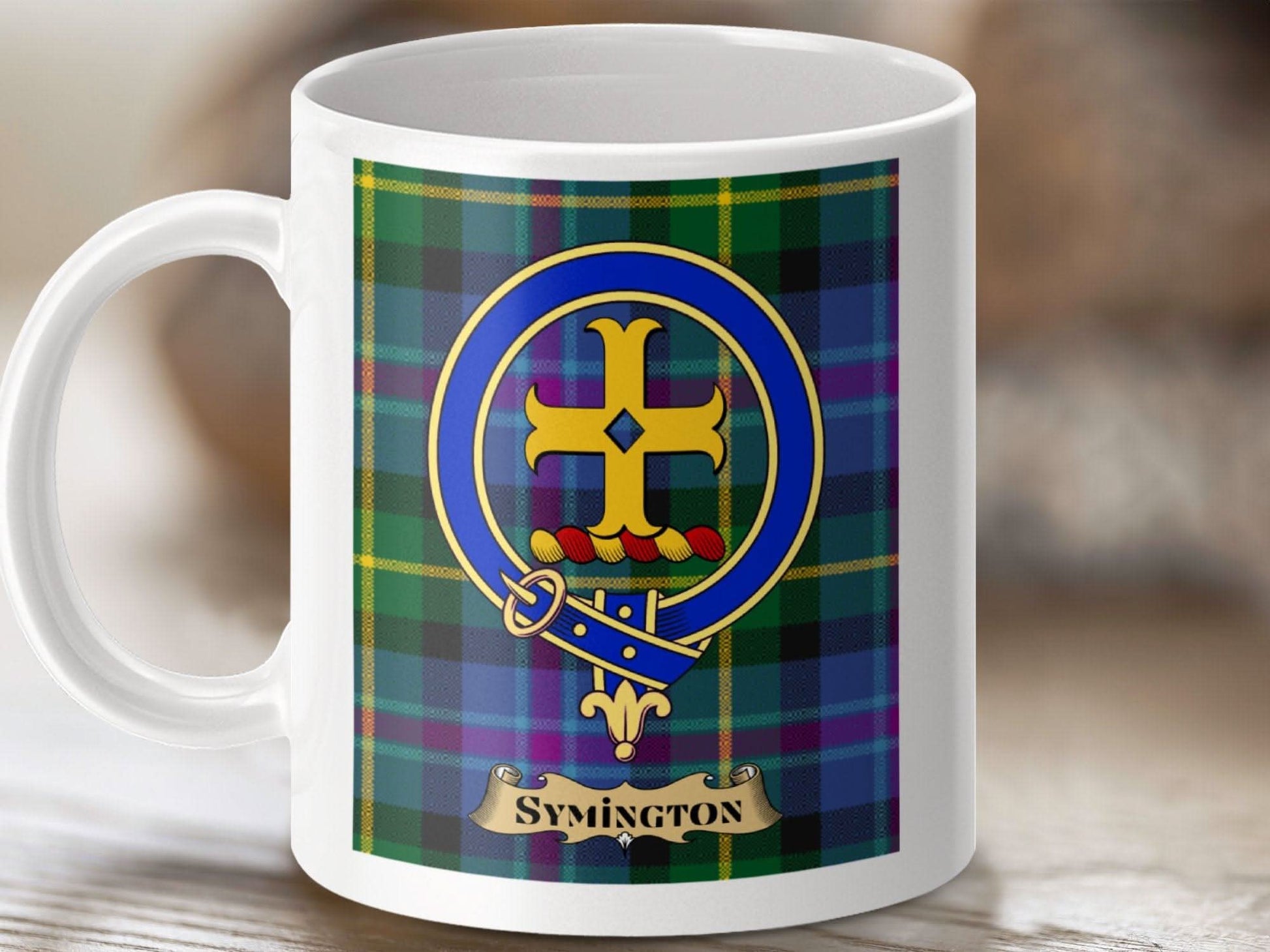 Symington Tartan Clan Crest Emblem Coffee Mug product
