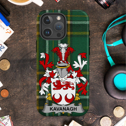 Kavanagh Family Crest Plaid Case Phone Accessory Product