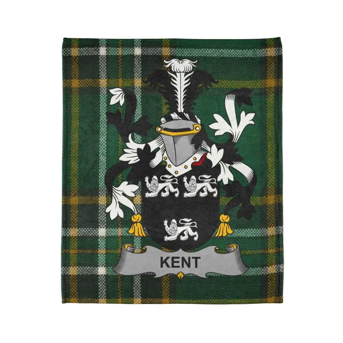 Kent Family Crest Tartan Plaid Blanket product