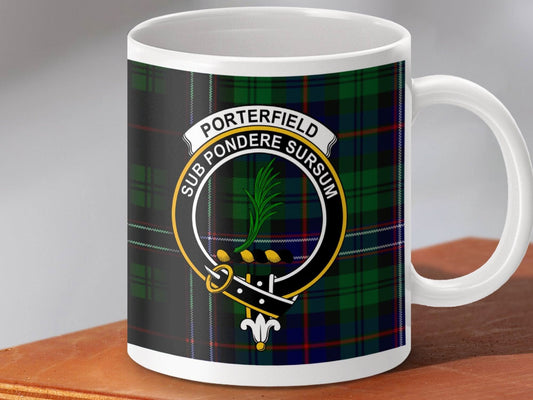 Porterfield Sub Pondere Sursum Crest Mug product