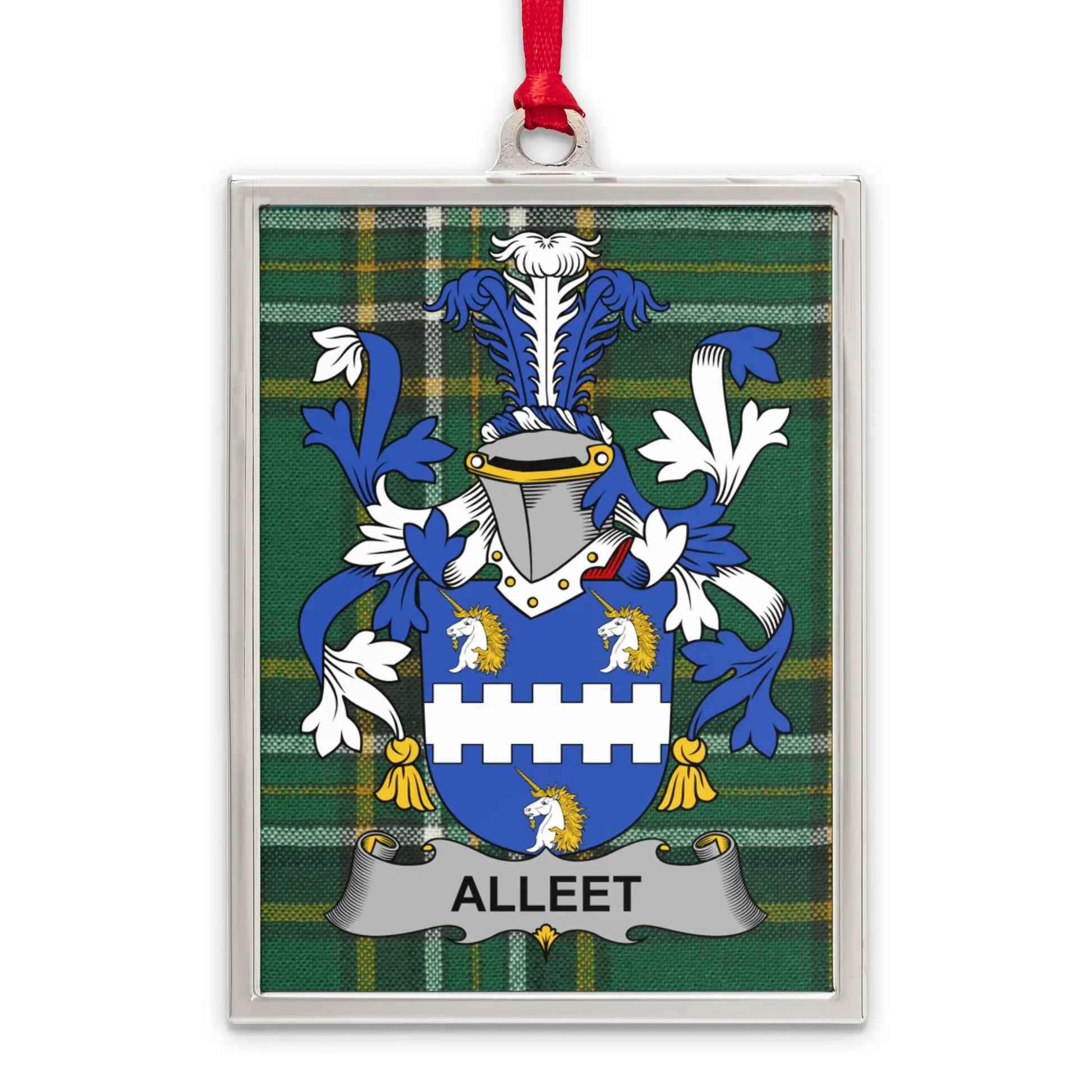 Elegant Alleet Family Crest Decorative Ornament product