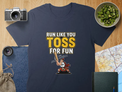 Run Like You Toss For Fun Graphic T-shirt product type