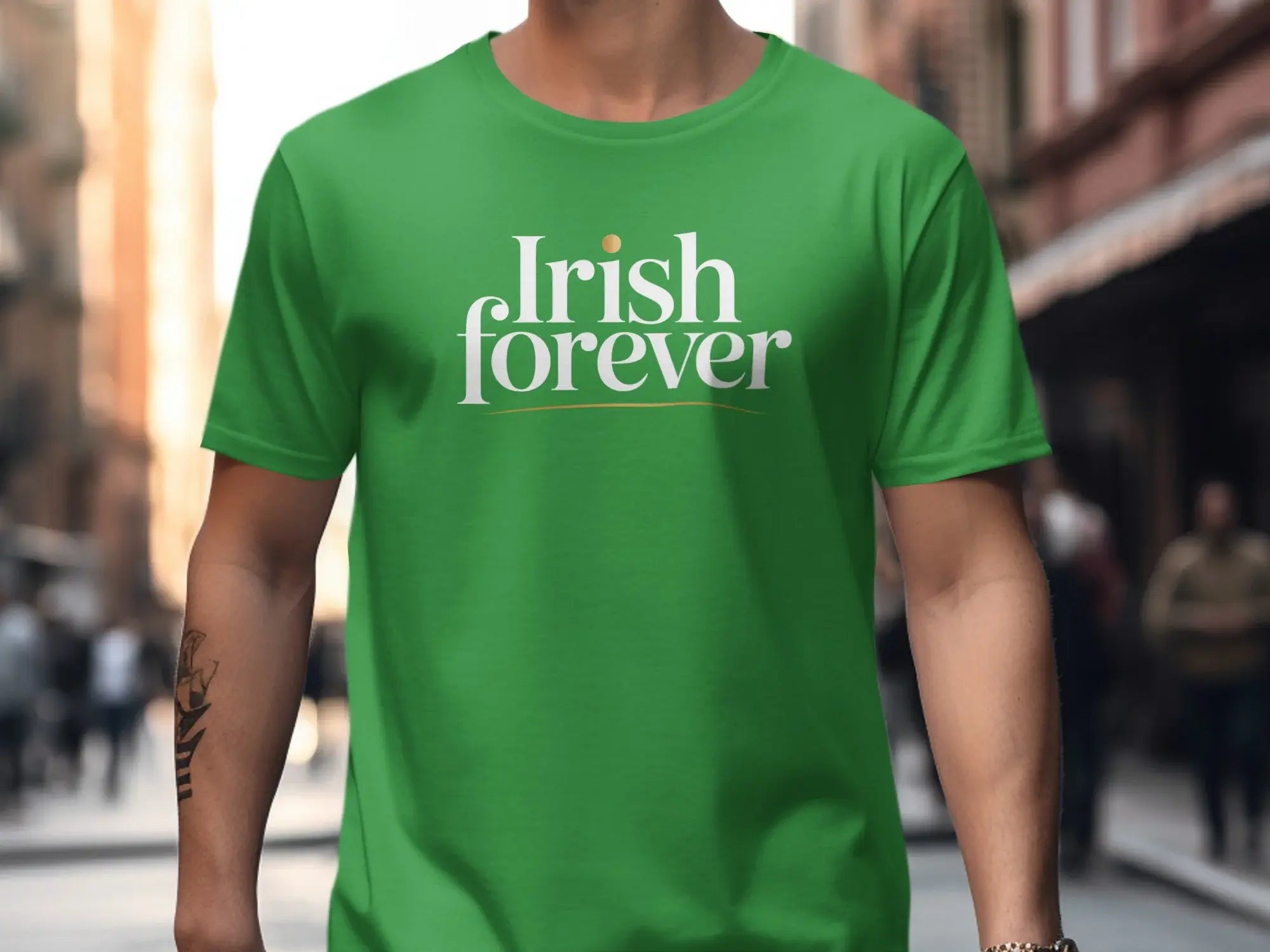Irish Forever Green T-Shirt for Celebrating National Pride
