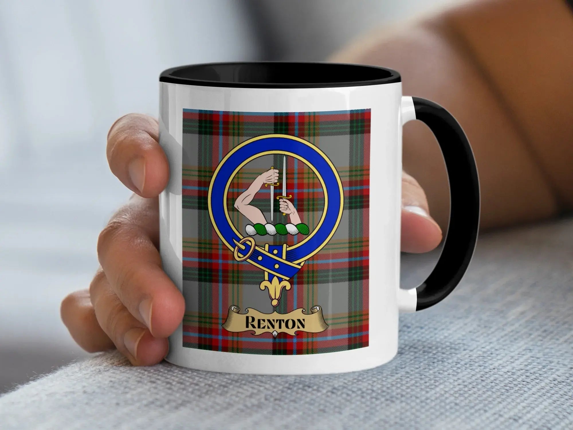 Renton Clan Tartan Plaid Coffee Mug