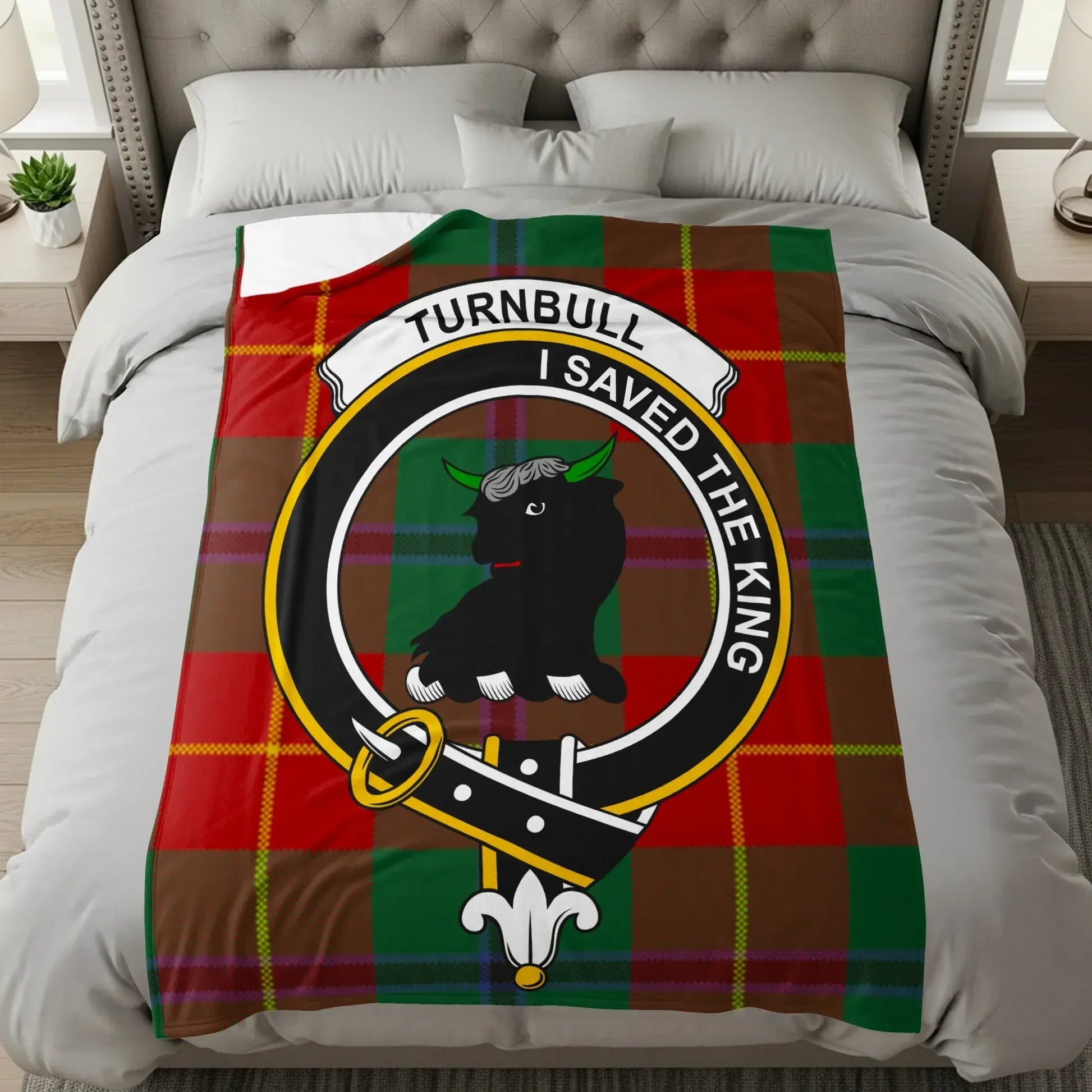 Turnbull I Saved The King Tartan Blanket product