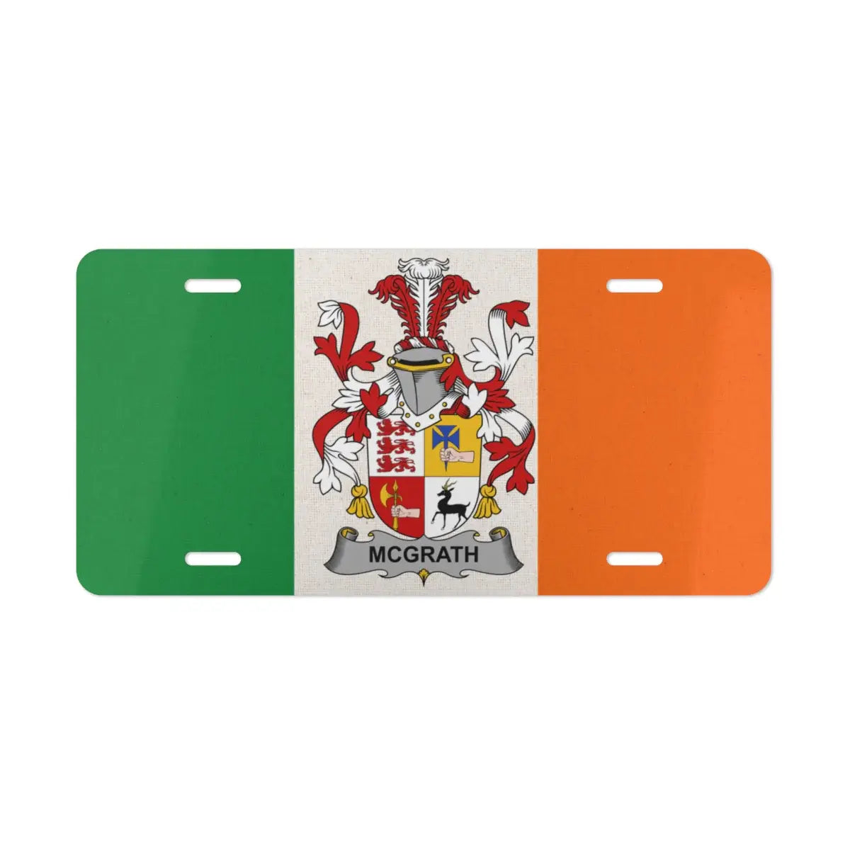 Irish Coat of Arms License Plate McGrath Product