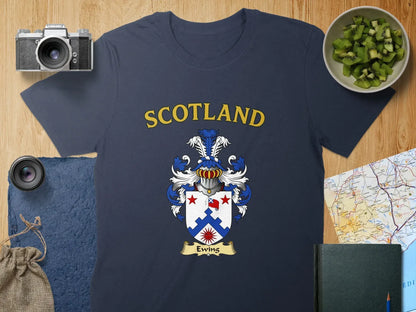 Scotland Graphic Tee with Ewings Family Crest product