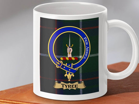 Tyree Family Crest Novelty Coffee Tea Mug product
