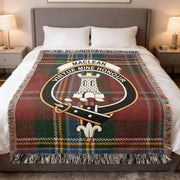 MacLean Clan Scottish Tartan Woven Blanket – 100% Cotton