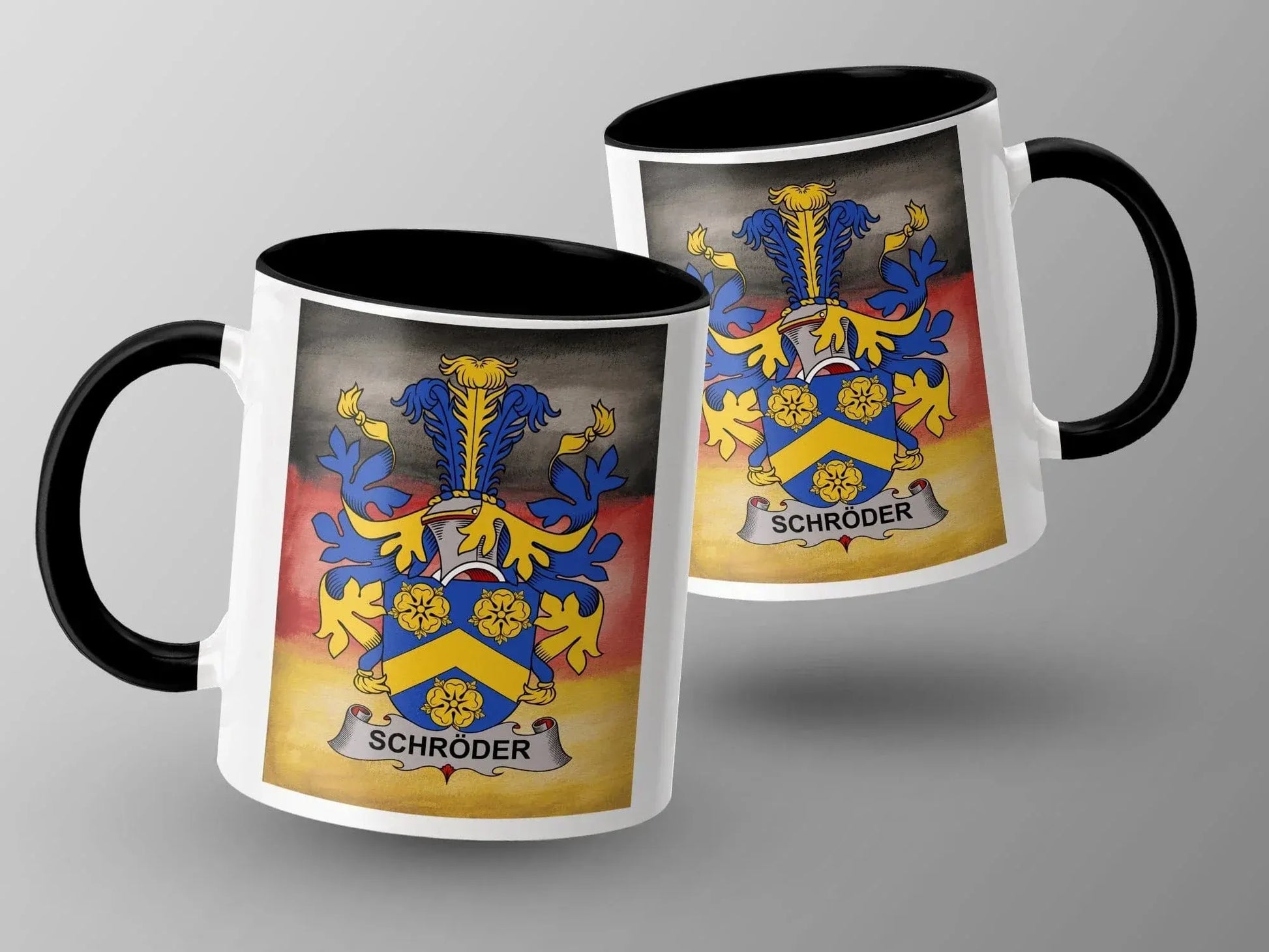 Schröder Family Crest Emblem on Coffee Mug product