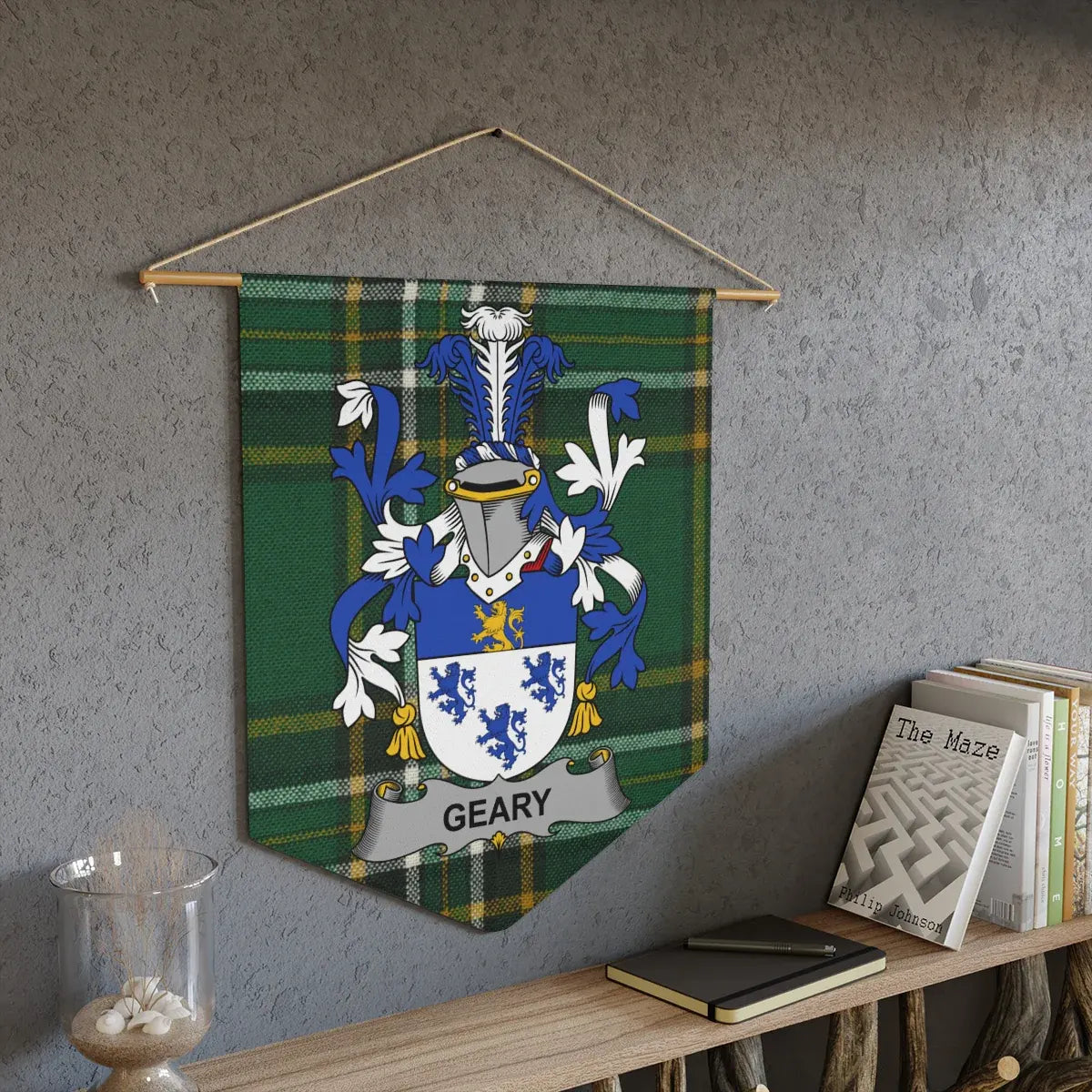Family Crest Shield Wall Hanging Art Decor product type