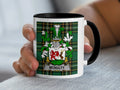 McNulty Irish family crest black accent mug