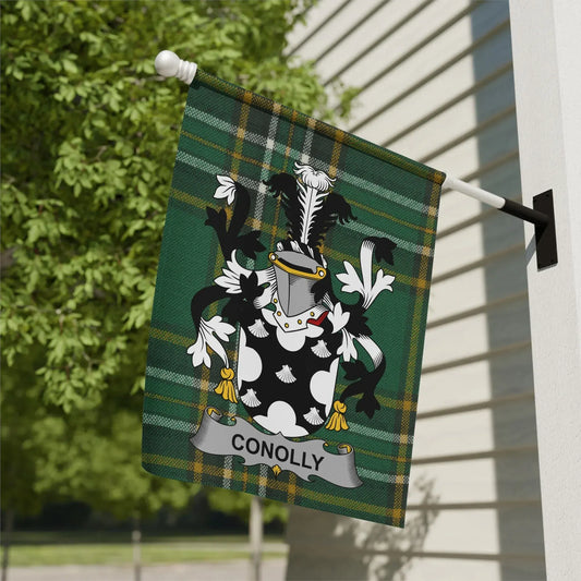 Conolly Family Crest Tartan Plaid Outdoor Flag product
